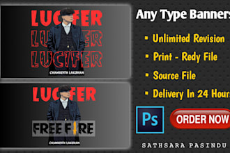 make any type banner design in 24 hours