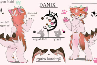 draw fursona ref sheet anthro furry ref sheet hybrid nsfw feral character sheet