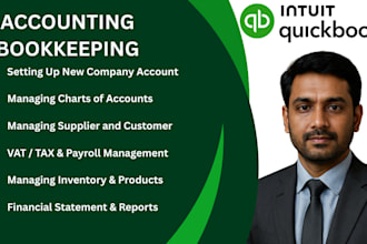 do 1 month free setup quickbooks from scratch do bank reconciliation and cleanup