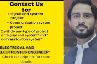 do signal and communication system project reports and tasks