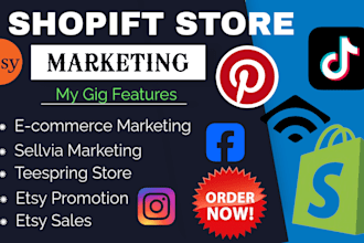 do ecommerce shopify marketing boost shopify sales tiktok ads website promotion