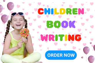 ghostwrite or edit engaging children book writing kid moral story book writer