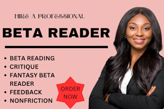 beta read your memoir, erotica, sci fiction, romance, historical manuscript
