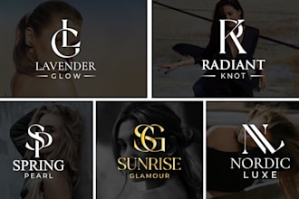 design luxury fashion apparel clothing minimalist monogram logo