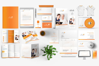 do full stationery branding and marketing materials set