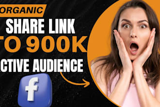 do share link to active 900k UK USA audience on facebook group and linkedin