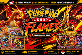 design pokemon shopify store pokemon website trading card store tgc website
