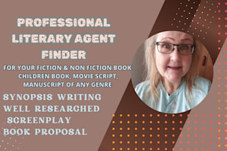 find active literary agent for movie script fiction manuscript children book