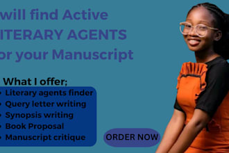 find literary agents, write query letter, synopsis for your fiction book