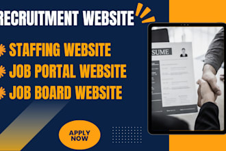 build recruitment job portal staffing hiring healthcare website