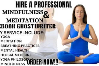 write mindfulness, meditation, training course, workbook, ebook writing