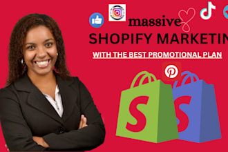 do massive shopify sales promotion, ebay, etsy SEO traffic, e commerce marketing