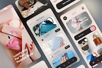 women bag market app, luxury bag market app, grocery app, backpack store app