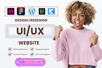 design professional ui ux for web app, landing page, mobile shopify store,do SEO