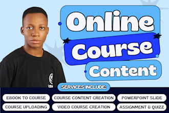 do online course content ebook online course video creation on thinkific, kajabi
