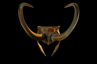 design custom 3d helmet, 3d cosplay, halloween, 3d mask, 3d head for 3d printing