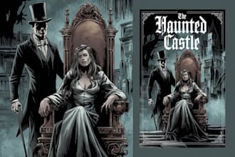 draw illustrations comic book art design characters