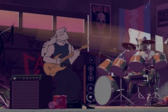 draw 2d game art props, objects, icons
