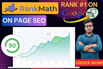 set up rank math SEO plugin with 90 plus score