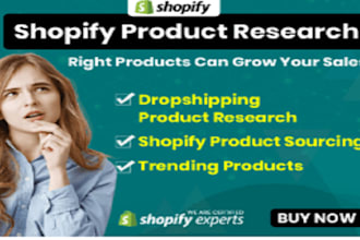 do shopify dropshipping winning product research