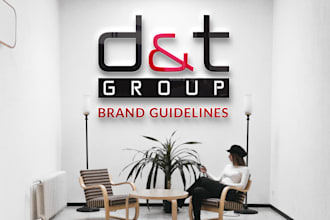 design company logo, brand identity, branding book guideline
