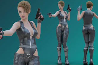 clean game 3d character,2dto 3dimage,texture human 3d creature,xgen,roblox model