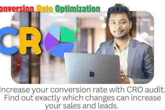optimize conversion rate and provide cro plan to maximize conversions