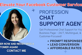 boost your fb business page with professional chat support
