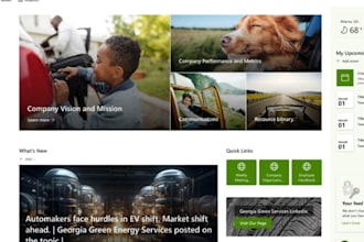 setup custom intranet website sharepoint portal for business