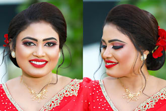 do skin retouching high end photo retouching