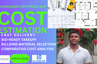 do cost estimation quantity takeoff and material take off