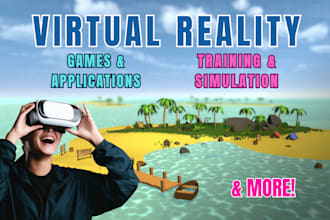 create a virtual reality game application