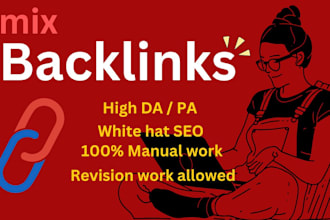 be your SEO expert to rank with high authority da pa mix backlinks