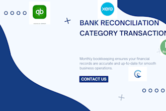 do bank reconciliation category transactions and bill upload