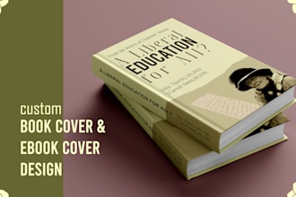 design an attractive custom book and ebook cover
