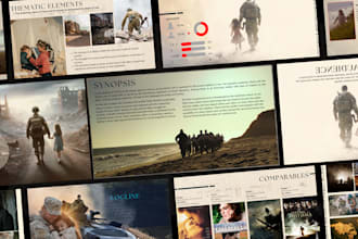 design pitch deck for film, TV show, podcast and web series