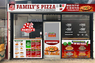 design attractive posters, branding and window graphics