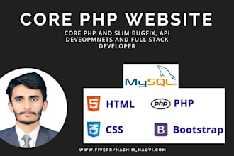 design, develop, and debug a website for you