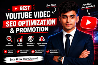 do best youtube video SEO optimization and promotion
