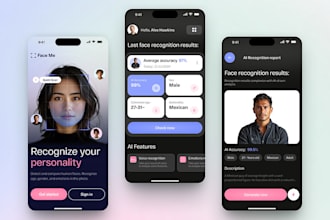 develop detection app, facial recognition, pose estimation