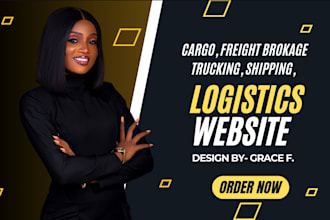develop wordpress wix logistics freight brokerage transport trucking website