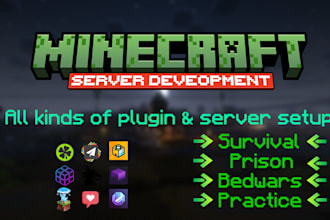 develop a minecraft server with advance features