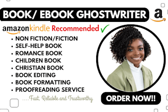 ebook ghostwriter, KDP book writer, ghost book writer, nonfiction ghostwriter
