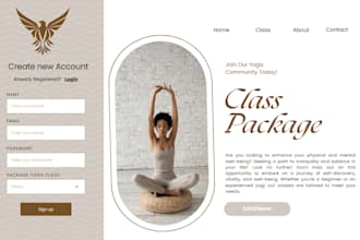design yoga fitness, and meditation website and applications