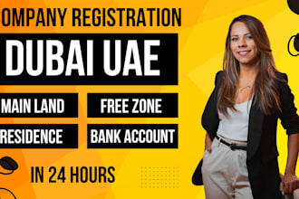 do company registration or business setup in dubai and visa processing