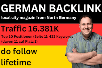 do german backlinks or guest post on my local online city magazine