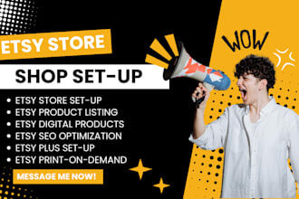 do etsy digital products design, stan store setup, product design that will sell