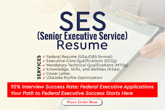 write ses resume, executive resume, ecqs, mtqs usajobs resume federal resume