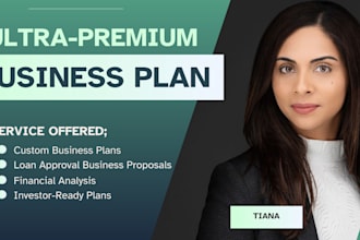 write a sure winning business plan for startups and loan approval