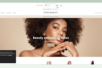 design cosmetic shopify store skincare website perfume store fragrance website